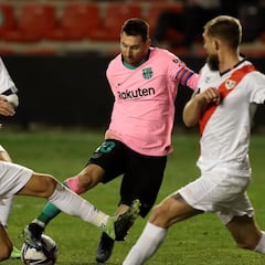 El Barça suda sangre en Vallecas