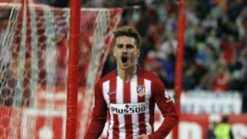 Griezmann, autor del 1-0 ante el Sporting.