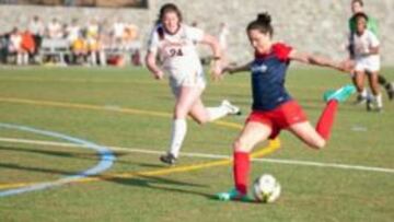 Laura del R&iacute;o, con Washington Spirit.