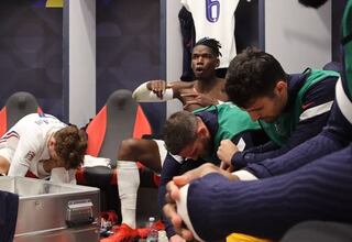 La arenga de Pogba en el descanso del España-Francia