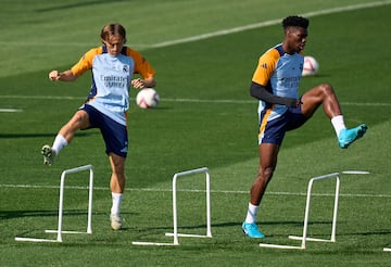 23/09/24 ENTRENAMIENTO DEL REAL MADRID 
MODRIC TCHOUAMENI 