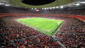 30/01/19 PARTIDO UNICO FUTBOL FEMENINO
COPA DE LA REINA CUARTOS
ATHLETIC DE BILBAO - ATLETICO DE MADRID
ESTADIO SAN MAMES PANORAMICA VISTA GENERAL
PUBLICADA 31/01/19 NA MA22 4COL
PUBLICADA 31/01/19 NA MA01 1COL