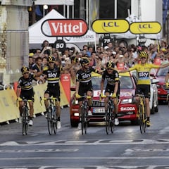 El potente equipo de Froome y el Sky para el Tour de Francia