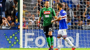 David Ospina integra la convocatoria de Carlo Ancelotti para el partido que Udinese jugará el sábado 20 de octubre contra Udinese por la Serie A de Italia.