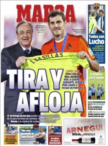 Portadas de la prensa deportiva