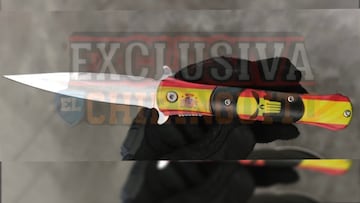 La Policía intervino una navaja a uno de los ultras del Atlético