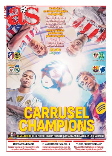 Las portadas de AS de enero