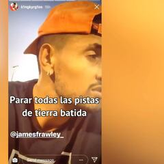 ¿Ataque de Kyrgios a Rafael Nadal en sus redes sociales?