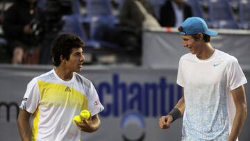 Cristian Garin y Nicol&aacute;s Jarry ya tienen rivales en holanda.