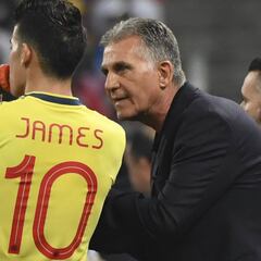 Carlos Queiroz guarda la '10' de Colombia para James