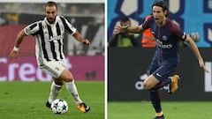 El Real Madrid llamó a Cavani antes de fichar a Higuaín