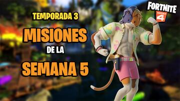 fortnite capitulo 4 temporada 3 tierras salvajes misiones semana 5