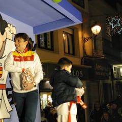 Sandra Sánchez tuvo su propia carroza de reyes en Talavera