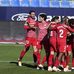 Aprobados y suspensos del Granada: otra vez la conexión Soro-Jorge Molina