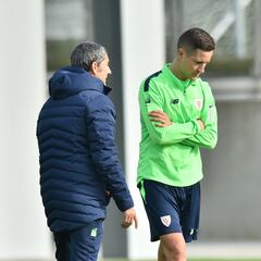 Amistoso ante el Eibar de Etxeberria en Las Llanas