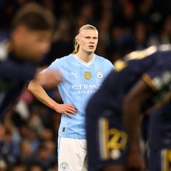 Haaland extiende su sequía ante el Real Madrid