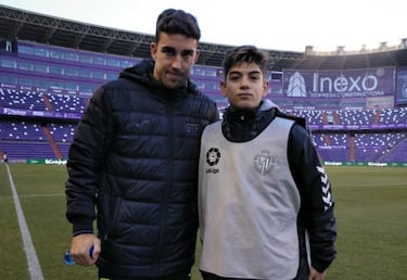 Un 'recogepelotas' del Pucela lucha por recuperarse del covid19