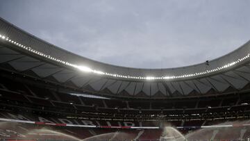 El Wanda Metropolitano en el Atlético-Osasuna del sábado.