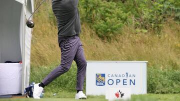 TORONTO, ON- JUNE 6  -  Toronto Raptors coach Nick Nurse tees off at the Golf Canada Foundation Celebrity Pro-Am ahead of the RBC Canadian Open  at St. Georges Golf and Country Club in Toronto. June 6, 2022.        (Steve Russell/Toronto Star via Getty Images)