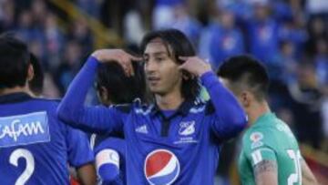 Rafael Robayo al finalizar el partido ante La Equidad.