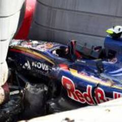 Sainz se la juega en el circuito del "peor accidente" de su vida