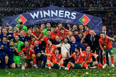 La selección de Portugal campeona de la Nations League tras ganar a España en la tanda de penaltis.