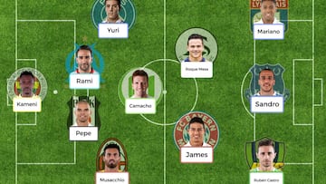 El once de jugadores que saldr&aacute;n de la Liga