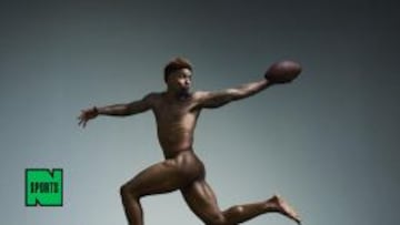 El wide receiver de los New York Giants, Odell Beckham Jr., en el especial de la revista ESPN.