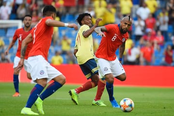 La Selección Colombia empató sin goles ante Chile en el amistoso que se llevó a cabo en el estadio José Rico Pérez en Alicante. 