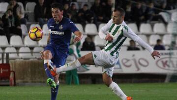 El Getafe hurgó en la crisis de un Córdoba obtuso y sin capacidad de reacción al que derrotó por 1-3, con goles de Gorosito en el primer periodo y Jorge Molina y Facundo en el segundo.