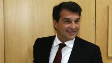Laporta: "El Barça es más fuerte que el Manchester"