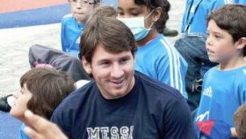 La Fundación Leo Messi crea un parque infantil ante el Hospital Vall d''Hebron