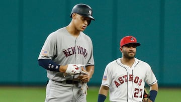 Pese a su diferencia de tama&ntilde;o, Aaron Judge y Jos&eacute; Altuve son dos gigantes en el diamante.
 