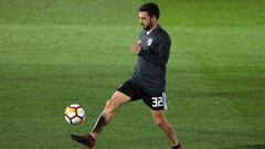 River se entrenó en Madrid con Scocco diferenciado