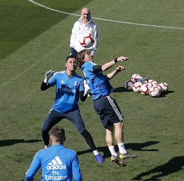 El Real Madrid prepara su partido contra el Huesca