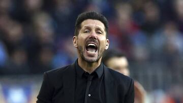 Atlético Madrid coach Diego Simeone.