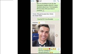 Evra saca a la luz los 'whatsapp' de Cristiano antes del 3-0 al Atleti: "En casa los aplastamos..."