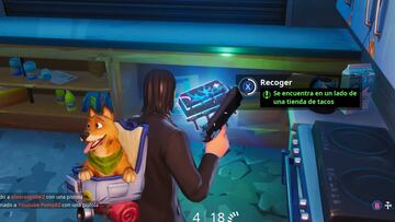 Fortnite Battle Royale: cómo conseguir el Fortbyte #77 en un lado de una tienda de tacos