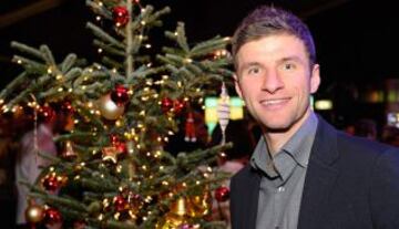 La cena de Navidad del Bayern de Munich. Thomas Müller.