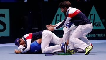 Resumen y resultado del Francia-B¨¦lgica: Final Copa Davis 2017