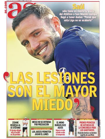 Las portadas de AS de junio