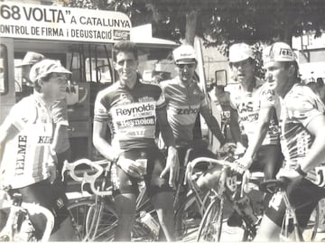 Miguel Indurain, vencedor en 1988, 1991 y 1992, figura junto a Valverde como los ciclistas con mejor palmarés de la Volta por detrás de Cañardo.