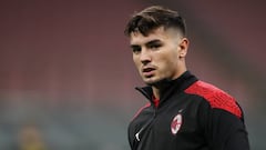 Brahim, con el Milan. 