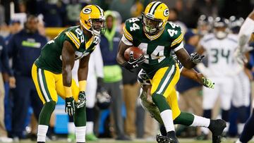 James Starks sufre una conmoción cerebral y no se sabe si llegará a tiempo para jugar contra los Chicago Bears.
