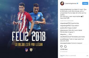 Los mensajes y las felicitaciones por Año Nuevo de los futbolistas