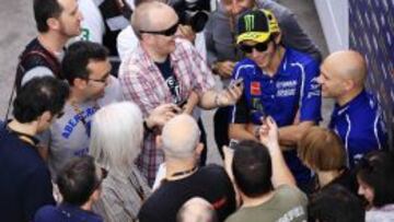Valentino Rossi siempre atrae el interés general.