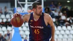 Adrien Moerman fue, junto al joven Gerun, el mejor del Barceloma frente al UCAM Murcia en Platja d&#039; Aro.