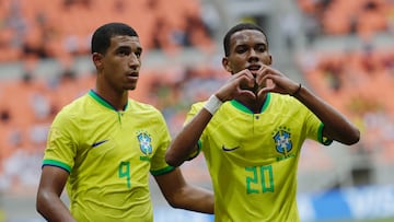 Estevão Willian, one of Brazil’s stars at the U-17 World Cup, was the standout player in the 9-0 win over New Caledonia with a goal and three assists.