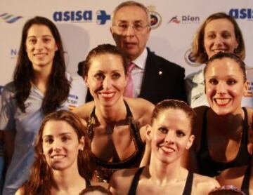 Presentación de los nuevos ejercicios para los Juegos de Río 2016: Ona Carbonell, Mengual...