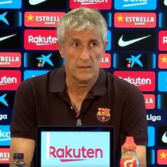 Setién: "Espero que la ventaja que tenemos sea suficiente para ganar"